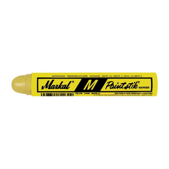 Picture of Markal® Paintstik M & M-10 Markers  Yellow Part# - 81921
