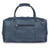 Picture of Mai Soli Unisex Soft Nappa Genuine Leather Duffle Bag | Stylish & Spacious Weekender with Detachable and Adjustable Shoulder Straps, Perfect for Corporate Travels, Gyms, Flight Bag - Navy Blue