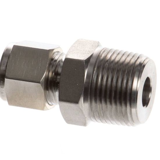 Picture of Blodgett Fitting 3/4Npt To 1/2Tu Be Ss Part# 55348