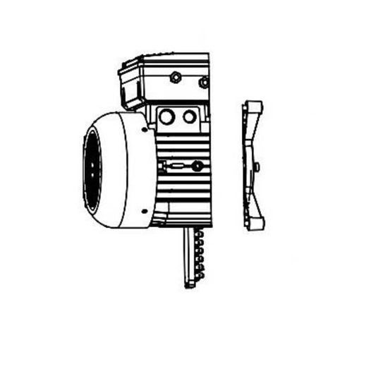 Picture of Blodgett Motor, Es Gas 208-240Vac Part# 59189