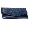 Picture of Bagneeds Crok with Pu Leather Fabric Clutch Cash/Card Holder for Women (Blue)