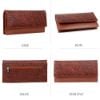 Picture of Bagneeds Synthetic Leather Wallet Money/Card Holder for Women (Brown)