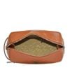 Picture of eske Unisex Leather Travel Cosmetic Pouch - Utility Pouch - Toiletry Bag - Makeup Organizer - Cosmetic Bag