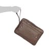 Picture of Blowzy Mens Cash Pouch Money Carrying Case Multipurpose Travel Pouch Zipped Travel Toiletry Bag (Brown)