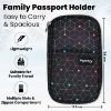 Picture of Trajectory Travel Passport and Card Holder and Wallet Organiser Case for Daily Use and International Trip for Men and Women (Tesseract)