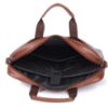 Picture of K London 15.6 Inches Faux Leather Men Women Unisex Laptop Shoulder Messenger Office Bag (1810) (Light Brown)