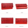 Picture of Bagneeds Synthetic Leather Wallet Money/Card Holder for Women (Red)