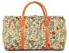 Picture of The Clownfish Fabric Blomster Tapestry 44 litres Duffle Bags (Beige, Flax)