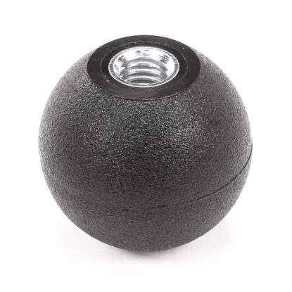 Picture of BKI Knob, Black, Spherical, 1.88 Dia., .500- Part# K0202