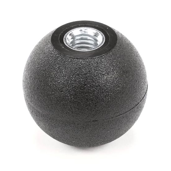 Picture of BKI Knob, Black, Spherical, 1.88 Dia., .500- Part# K0202