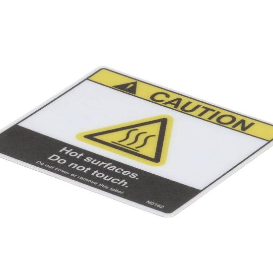 Picture of BKI Decal, Caution Hot Surfaces Part# N0162