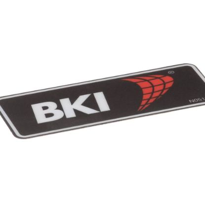 Picture of BKI Decal, Bki Logo, Adhesive Back Part# N0517