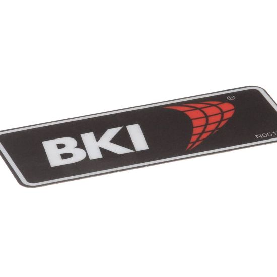 Picture of BKI Decal, Bki Logo, Adhesive Back Part# N0517