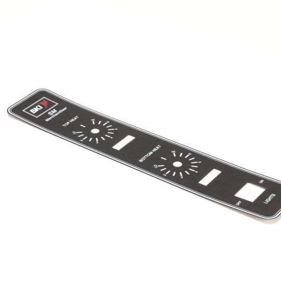 Picture of BKI Decal, Control Panel, Sm Part# N0476