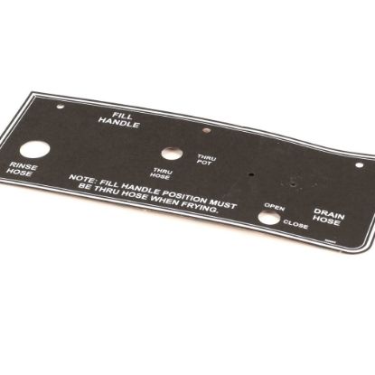 Picture of BKI Decal, Drain Handle Plate, Fkm/fkg/blf/b Part# N0695