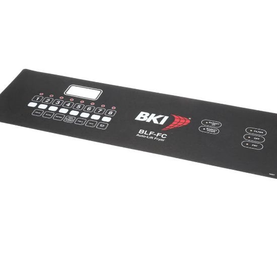 Picture of BKI Decal, Control Panel, Blf-fc, Part# N0687