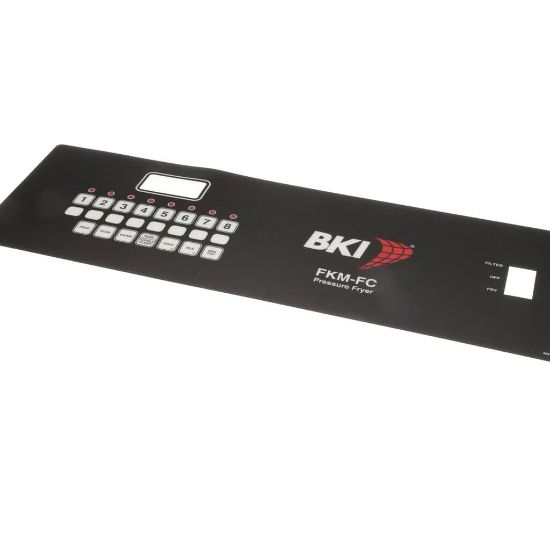 Picture of BKI Decal, Control Panel, Fkm-fc, Boil Out Part# N0710