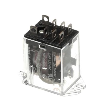 Picture of BKI Relay, Dpdt, 220/240V, Flange Mount Part# R0196
