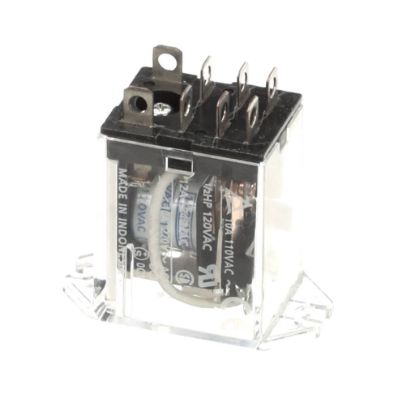 Picture of BKI Relay, Dpdt, 110/120V Flanged Part# R0197