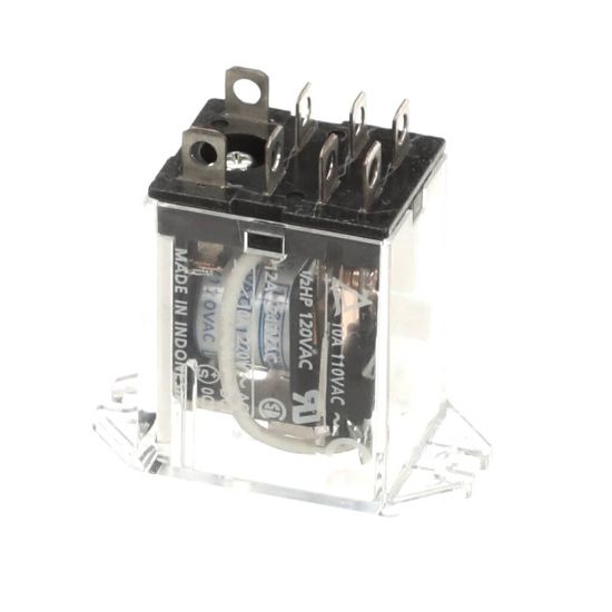 Picture of BKI Relay, Dpdt, 110/120V Flanged Part# R0197