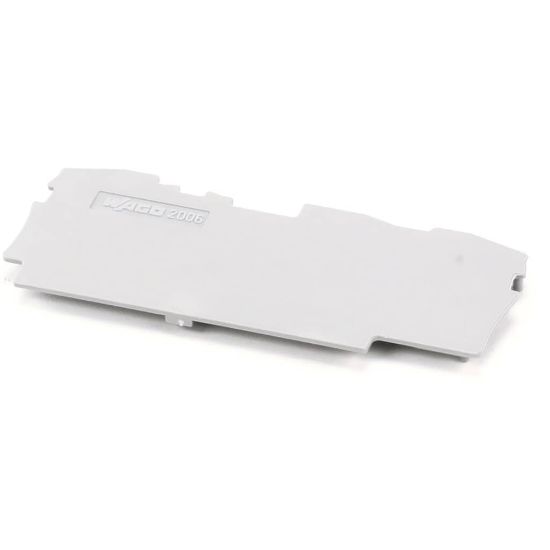 Picture of BKI Terminal Block, End Plate, 3 C Part# TB0004