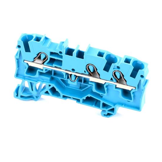 Picture of BKI Terminal Block, 3 Conductor, 10 Awg Part# TB0100