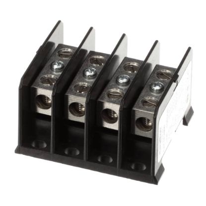 Picture of BKI Terminal Block, 4 P, 2-14 Awg, Part# TB0125