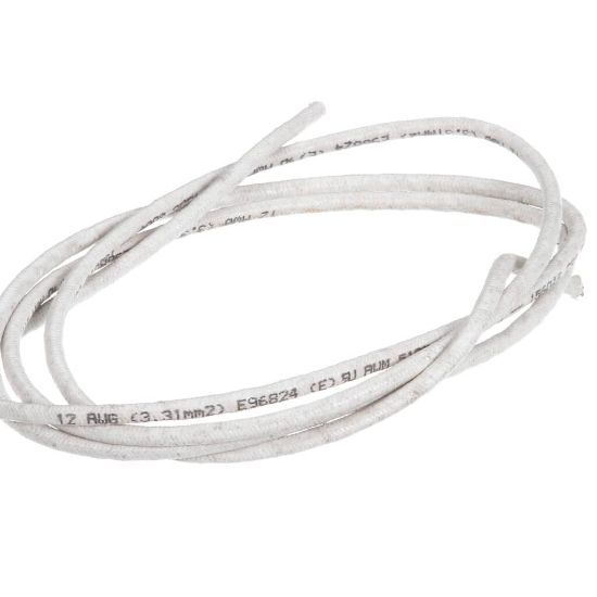 Picture of BKI Wire, #12 White Hi Temp Resis Part# W0025