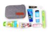 Picture of The Clownfish Men's and Women's Travel Pouch Toiletry Shaving Kit Bag (Grey, 2L)