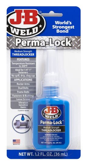 Picture of J-B Weld J-B Perm-A-Lock 36Ml. Blue Threadlocker Part# - 24236