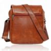 Picture of Bagneeds® Sling Casual Cross Body Travel Office Business Messenger One Side Shoulder Synthetic Leather Bag Unisex Use for Men & Women(Tan)