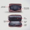 Picture of HAMMONDS FLYCATCHER Toiletry Bag for Men and Women - Genuine Leather Travel Organizer Kit -Grooming Kit Organizer -with Multiple Compartments - Brushwood Travel Toiletry Bag for Shaving and Toiletries
