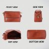 Picture of HAMMONDS FLYCATCHER Genuine Leather Toiletry Bag for Men and Women - Travel Organizer Kit with Multiple Pockets - Tan Male Toiletries - Stylish Travel Toiletry Kit/Shaving Kit Bag for Men