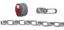 Picture of Campbell® #3/0-50Ft/Blu-Krome Locklink Single Loop Chain Part# - 722427