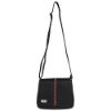 Picture of K London Small Casual Artificial Leather Sling Bag for Women & Girls (Black, Red) (1306_BLACK)