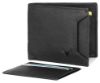 Picture of NAPA HIDE Black Leather Wallet for Men I 3 Card Slots I 2 Currency Compartments I 1 ID Window I 3 Secret Compartments I External Card Slot I 1 Coin Pocket
