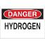 Picture of Brady® Plastic 10"X14" "Dangerhydrogen" Sign Part# - 25451
