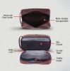 Picture of Hammonds Flycatcher Genuine Leather Shaving Bag for Men - Leather Dopp Kit |Toiletry Bag|Travel Toiletry Bag-Hygiene & Grooming Kit Organizer-Cruelty-Free Leather and Hand Stitched Vanity Case.TC4003_BR(N)