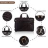 Picture of DORPER MONEY HILL Genuine Leather Office Bag For Men Professional Briefcase 16 inch Laptop Leather Bag Women Branded Messenger Bag Best For MacBook