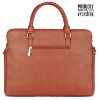 Picture of THE CLOWNFISH Synthetic 39 cms Cinnamon Messenger Bag (TCFWHBFL-ABCIN12)