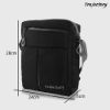 Picture of Trajectory Polyester and Fabric Urban Black Unisex Sling Bag with Earphone Case(6 Months Warranty)