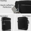 Picture of Trajectory Polyester and Fabric Urban Black Unisex Sling Bag with Earphone Case(6 Months Warranty)