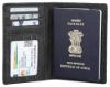 Picture of WILDHORN Leather Passport Holder Cover Case RFID Blocking Travel Wallet (Black Croco)