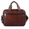 Picture of Bagneeds MINI Men's Brown Synthetic Leather Laptop Messenger Bag Satchel for Men (BROWN)