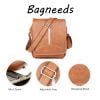 Picture of Bagneeds® Men's Sling Crossbody Bag (Tan)