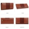 Picture of Bagneeds Crok with Pu Leather Wallet Money/Card Holder for Women (Brown)