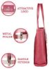 Picture of The Clownfish Agnes Handbag for Women Office Bag Ladies Shoulder Bag Tote For Women College Girls-Checks Design (Maroon)