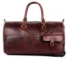 Picture of The Clownfish Leather 55 cms Hickory Travel Duffle (TCFDBGL-GT44LHIC1)