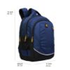 Picture of Blowzy Bags Men's Canvas, Polyester Waterproof Laptop Backpack (Blue)