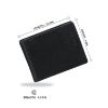 Picture of MAI SOLI Antique Money Clip Bi-fold Genuine Leather Wallet for Men's with Classy Gift Box- Black